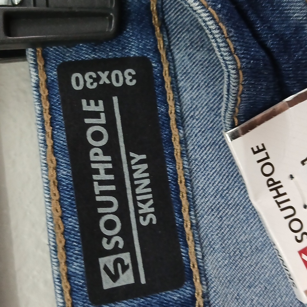 South Pole Skinny Stretch Denim Jeans 30X30 NWT - Picture 4 of 7